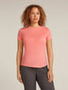 Womens Merino Blend 125 Cool-Lite™ Sphere SS T-Shirt Acid Pink 0A56ZO