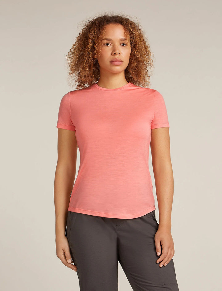Womens Merino Blend 125 Cool-Lite™ Sphere SS T-Shirt Acid Pink 0A56ZO