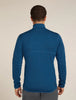 Mens Merino 400 RealFleece™ Descender Long Sleeve Zip Atlantis 0A571Q