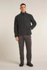 Mens RealFleece™ Merino High Pile LS Zip Jacket Jet Heather/Black 0A572A