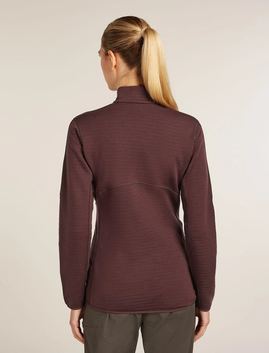 Womens Merino 400 RealFleece™ Descender LS Zip Jacket Java 0A571P