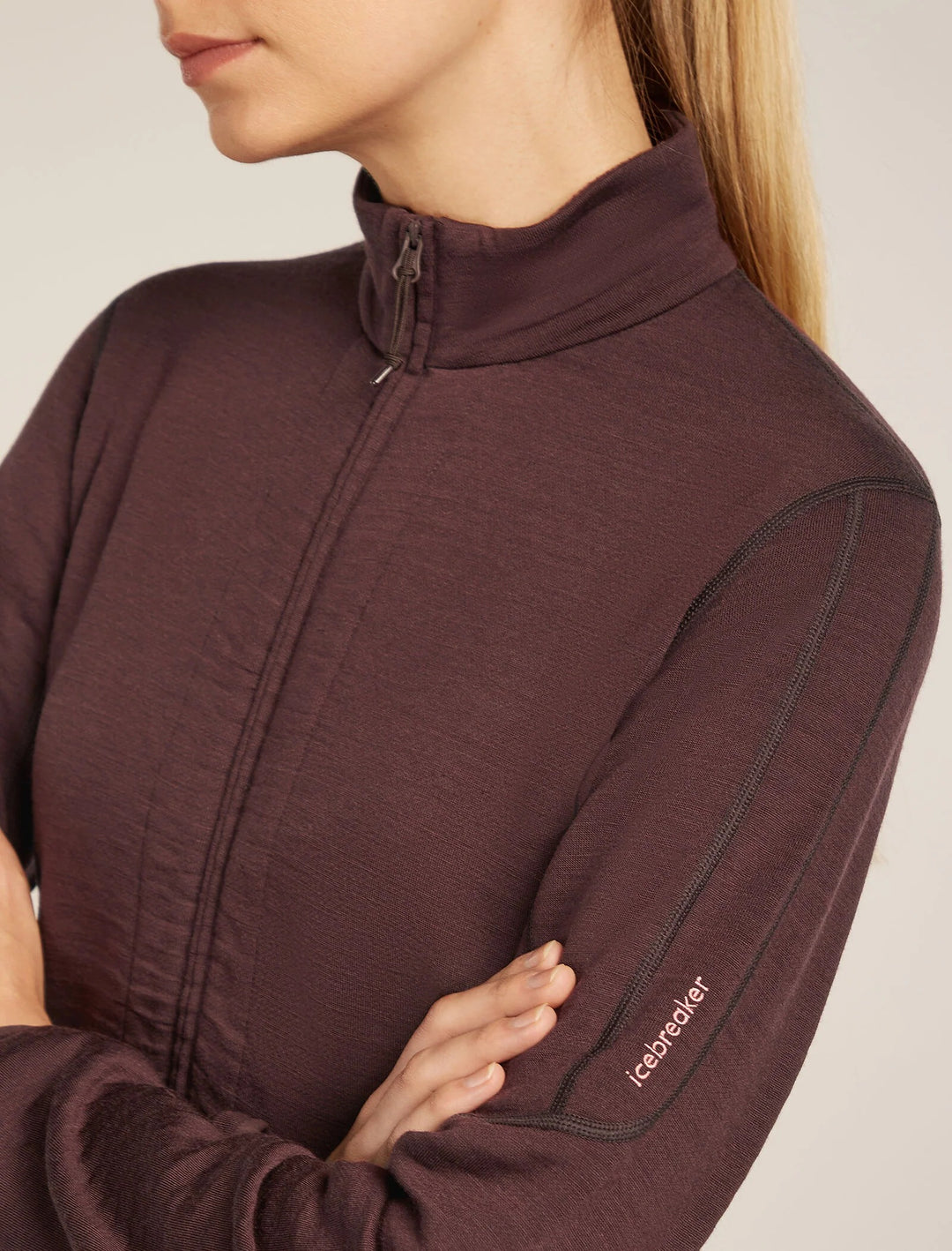 Womens Merino 400 RealFleece™ Descender LS Zip Jacket Java 0A571P