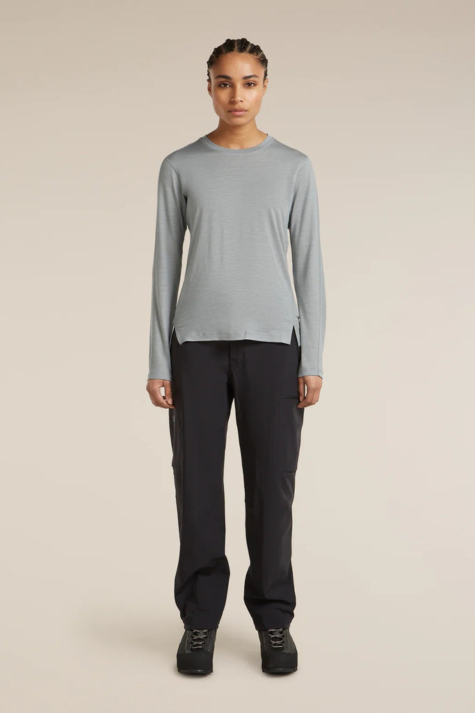 Womens  150 MerinoFine™ Ace Long Sleeve Tee Proto Grey 0A57LZ