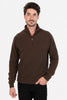 Mens Lightweight 1/2 Zip Cocoa NB336