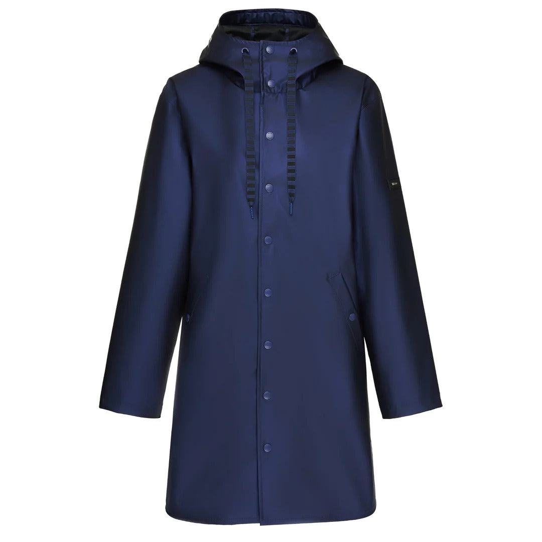 Womens Charlie Raincoat  Metallic Blue