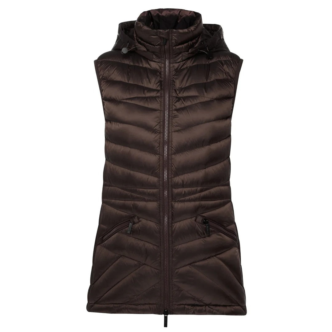 Womens Mary Claire Vest  Chocolate
