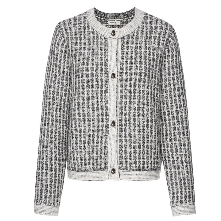 Womens Vivian Cardigan  White Check