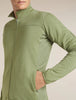 Mens Merino Blend 300 RealFleece™ Descender Long Sleeve Zip Lichen 0A57QG