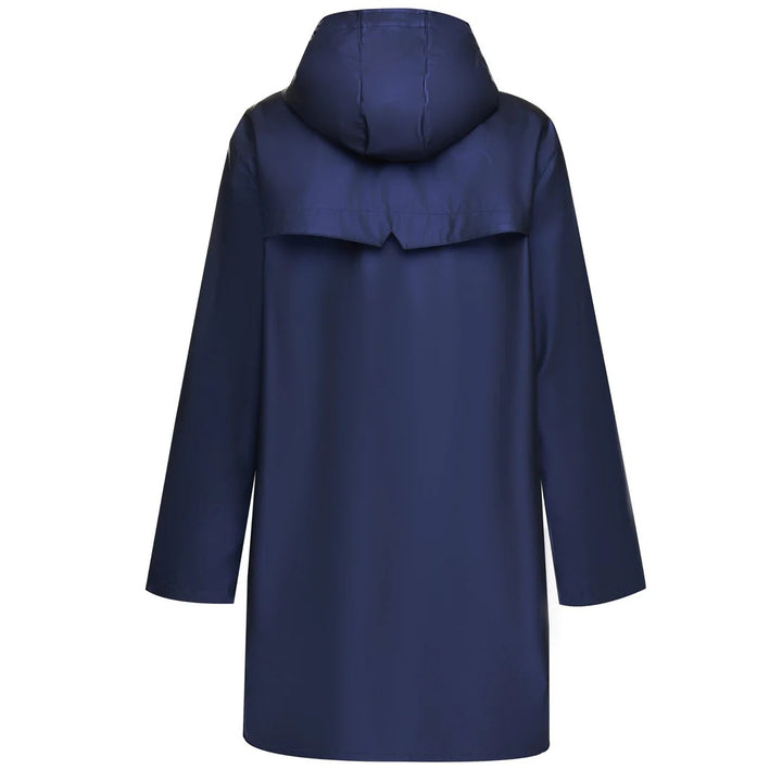 Womens Charlie Raincoat  Metallic Blue