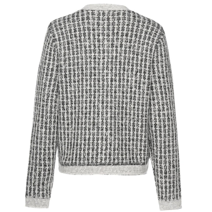 Womens Vivian Cardigan  White Check