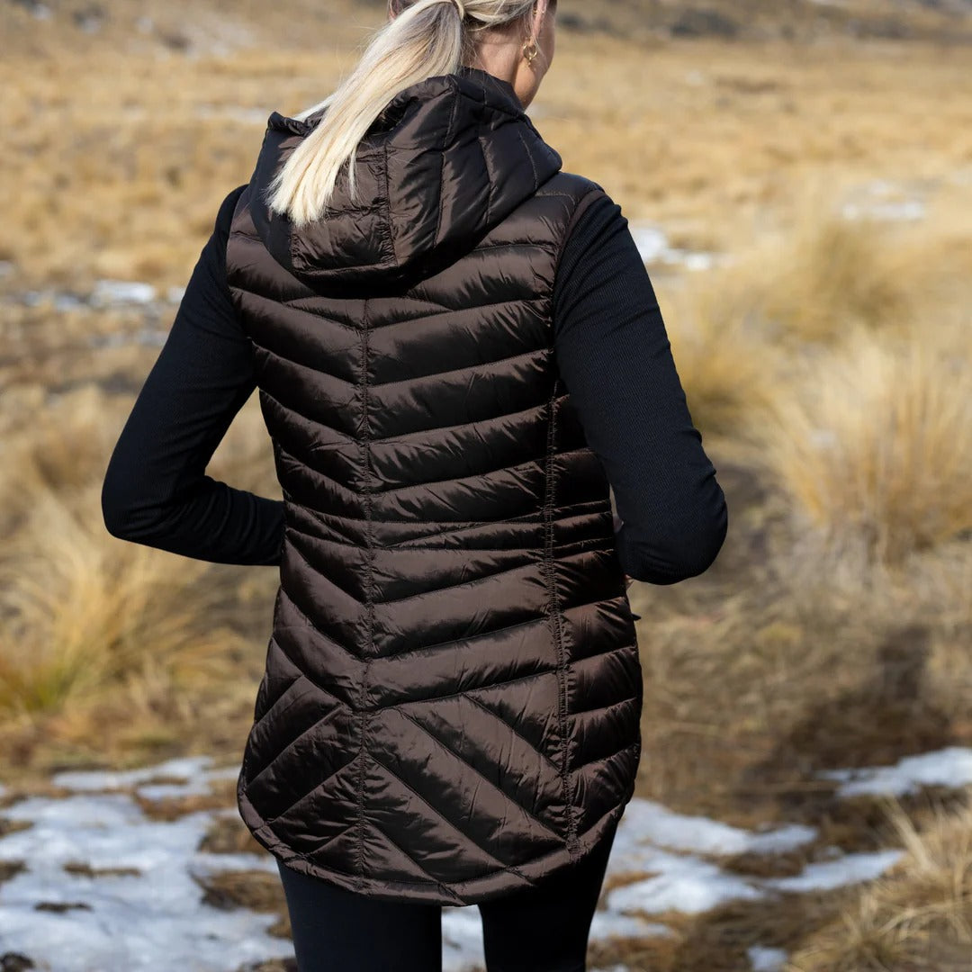 Womens Mary Claire Vest  Chocolate