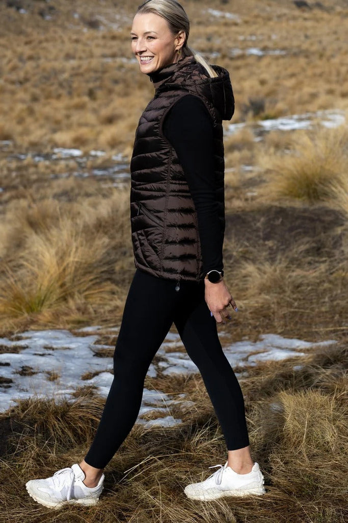 Womens Mary Claire Vest  Chocolate