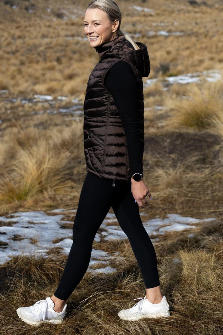 Womens Mary Claire Vest  Chocolate
