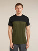 Mens Merino Blend 125 Cool-Lite™ Sphere S S  T-Shirt Dk Loden Black 0A56X3