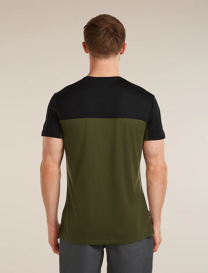 Mens Merino Blend 125 Cool-Lite™ Sphere S S  T-Shirt Dk Loden Black 0A56X3