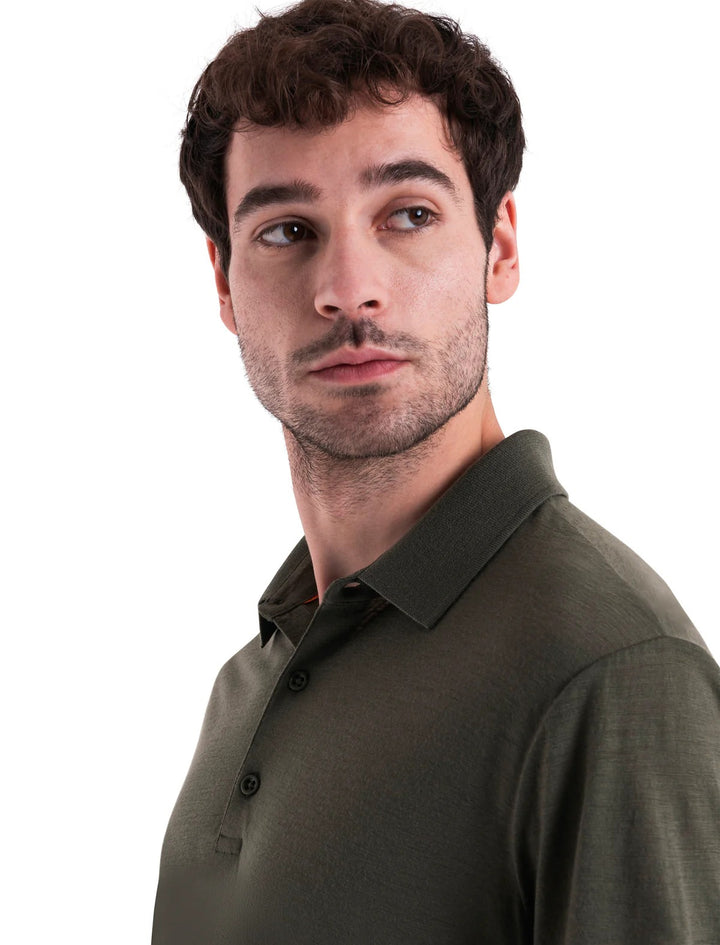 Mens Merino 150 Tech Lite Short Sleeve Polo DK Loden 0A56WK