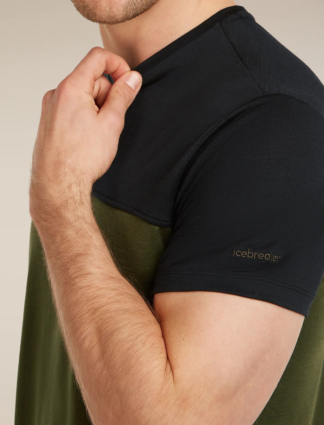 Mens Merino Blend 125 Cool-Lite™ Sphere S S  T-Shirt Dk Loden Black 0A56X3