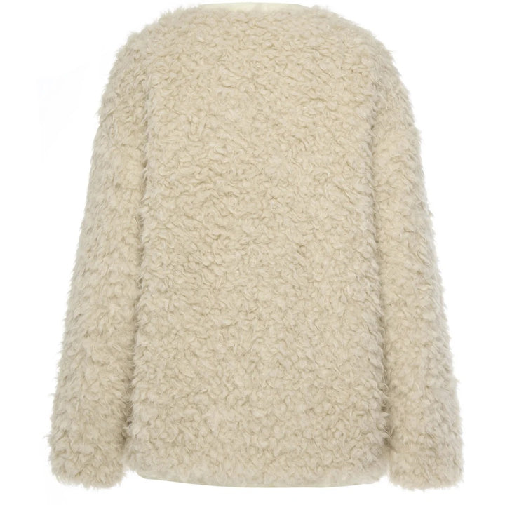 Womens Juniper Reversible Faux Shearling Jacket Olive Green/Cream