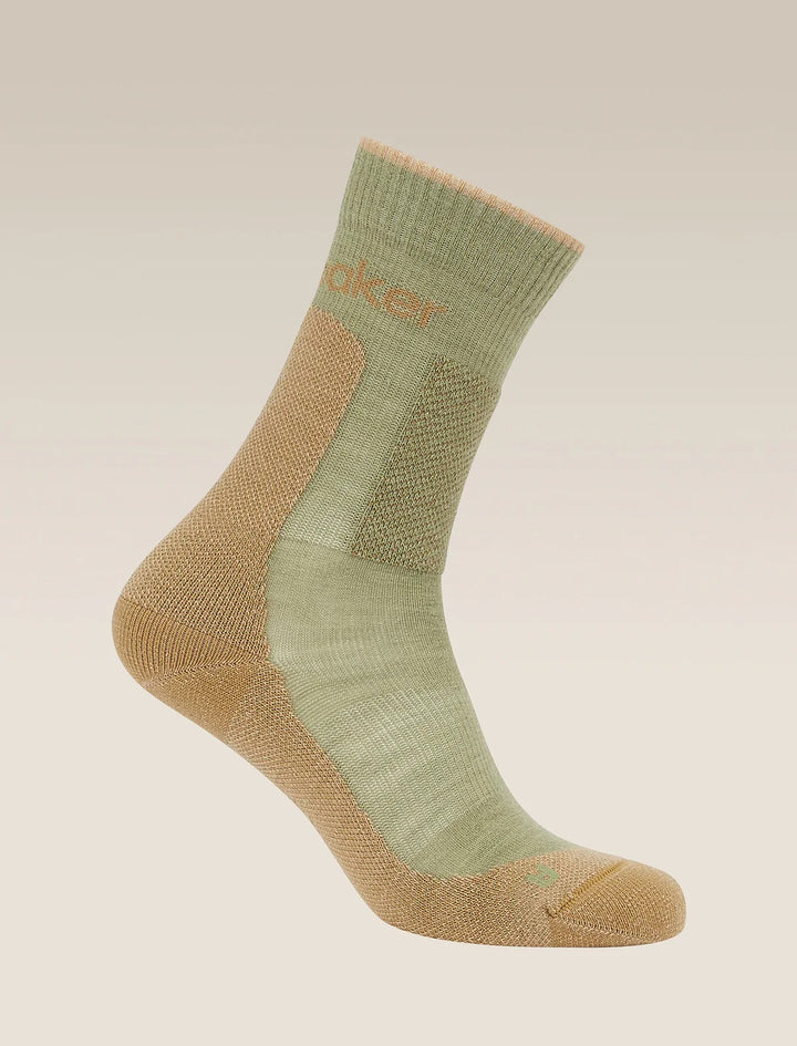 Womens Merino Hike+ Medium Crew Socks Lichen/Sand 0A578I