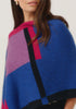 Womens Empress Poncho Dusty Blue/Lupin Multi 1677