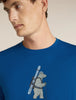 Mens Merino 150 Tech Lite SS Tee Bear Tour Lazurite 0A57BS