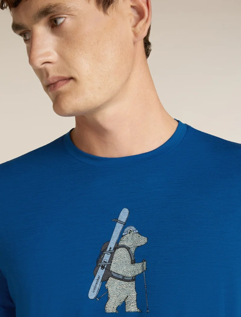Mens Merino 150 Tech Lite SS Tee Bear Tour Lazurite 0A57BS