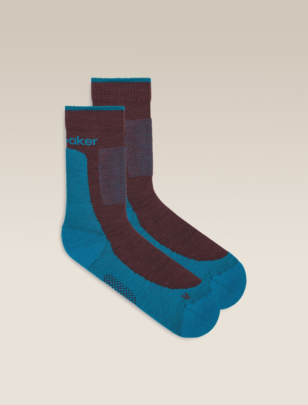 Womens Merino Hike+ Medium Crew Socks Java/Tidal 0A578I