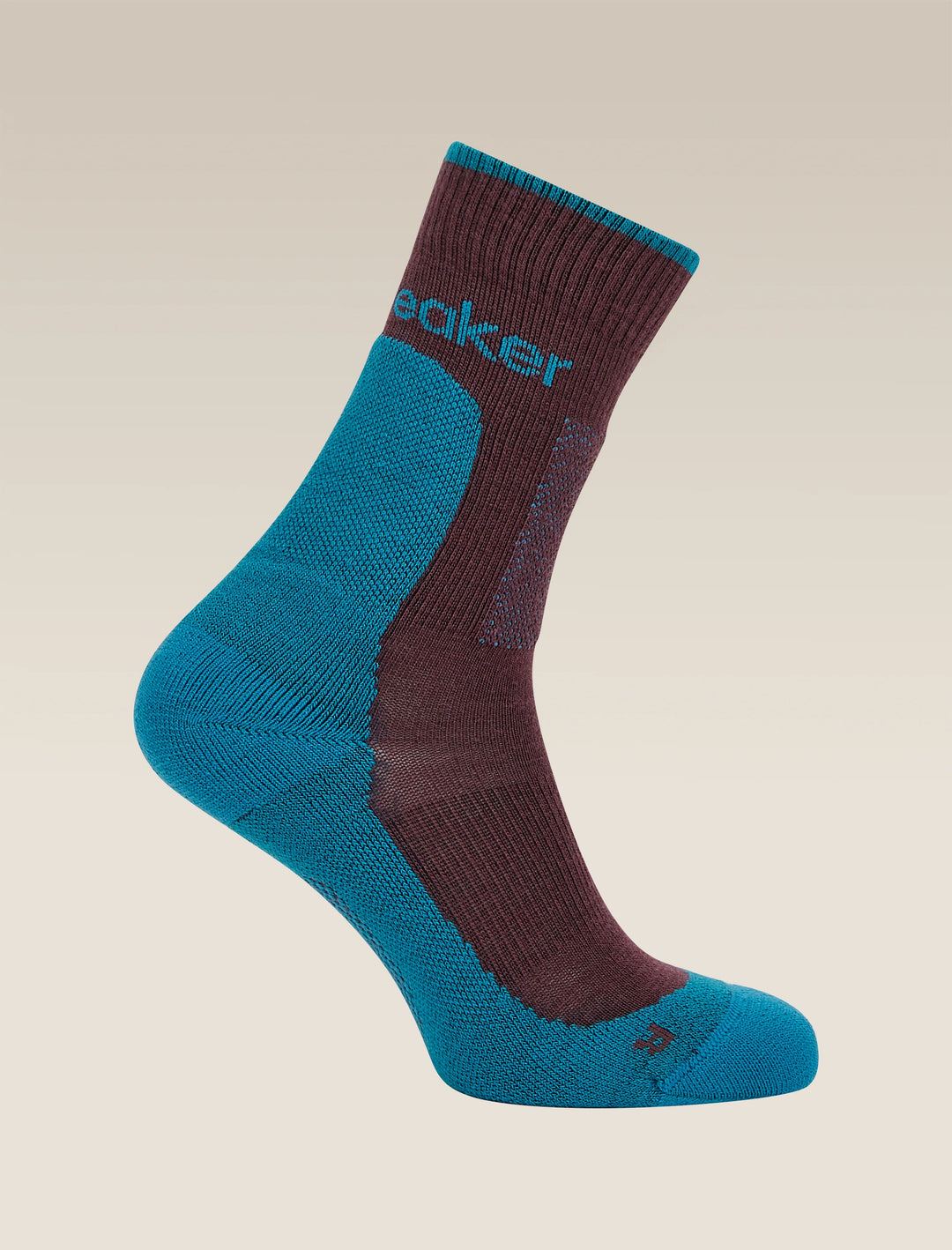 Womens Merino Hike+ Medium Crew Socks Java/Tidal 0A578I