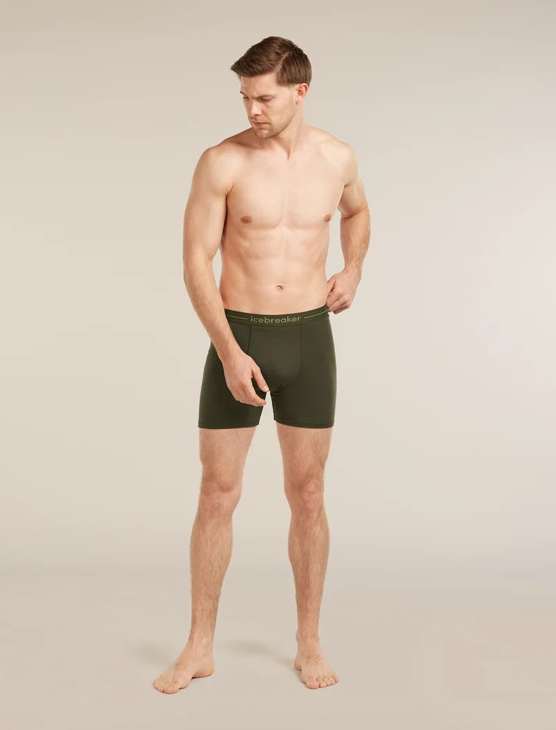 Mens Anatomica Boxers Dark Loden  103029