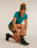 Womens Merino Hike+ Medium Crew Socks Java/Tidal 0A578I