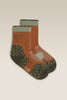 Kids  Merino Hike Light Crew Socks Trail/Dk loden/Lichen 0A57FD