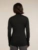 Womens Merino 260 Quantum LS Zip Black BA56XQ