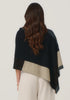 Womens Empress Poncho Jet/Slate Multi 1677