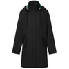 Womens Rain Coat Billie Black/Marble