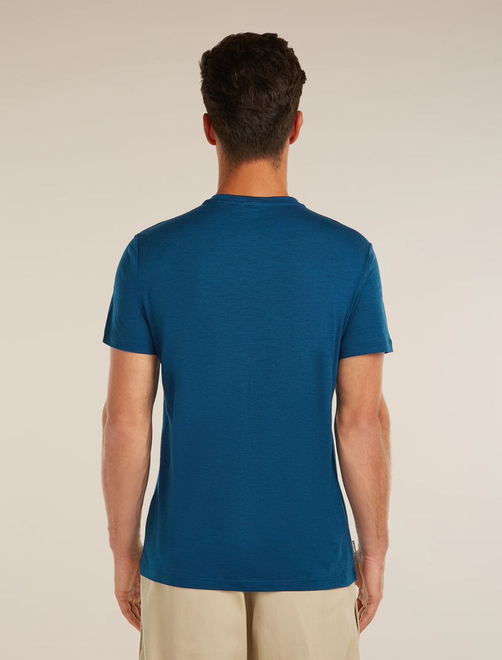 Mens Merino 150 Tech Lite SS Tee The Peaks Atlantis 0A57BU