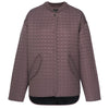 Womens Tilly Quilted Bomber Jacket Cocoa Powder