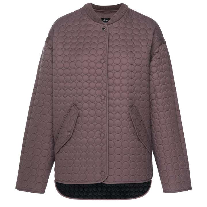 Womens Tilly Quilted Bomber Jacket Cocoa Powder