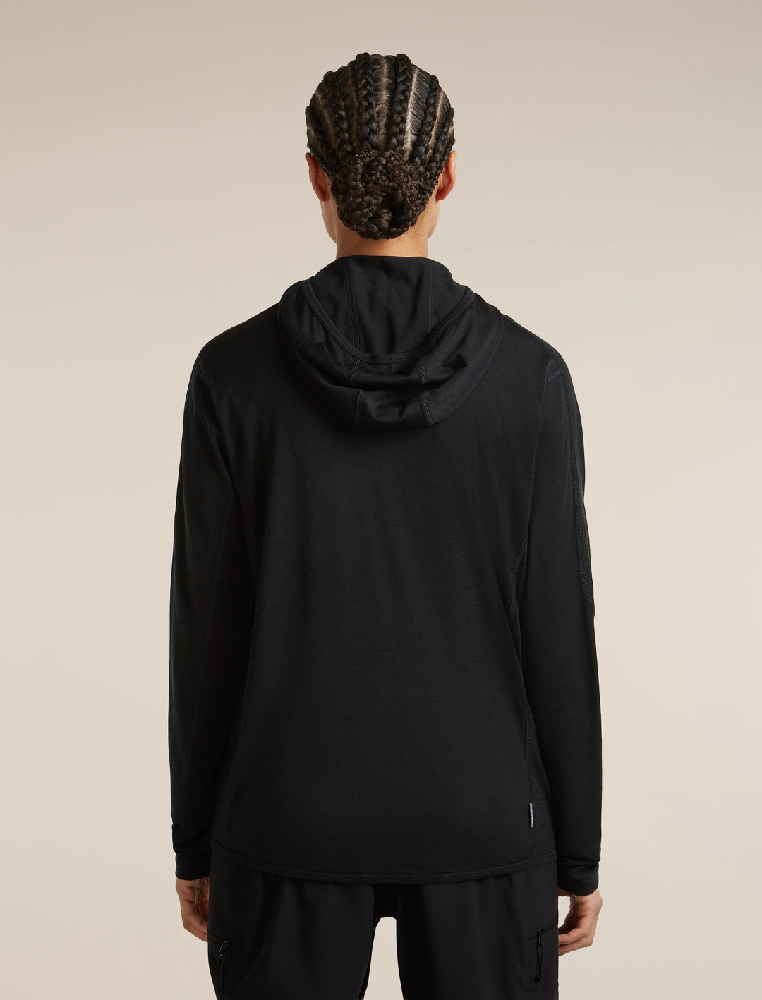 Womens 150 MerinoFine™ Ace Long Sleeve Zip Hoodie UPF  Black  0A57EM