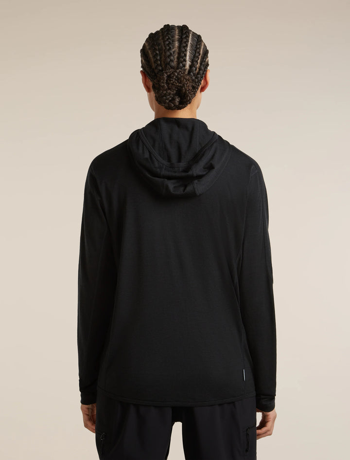 Womens 150 MerinoFine™ Ace Long Sleeve Zip Hoodie UPF  Black  0A57EM