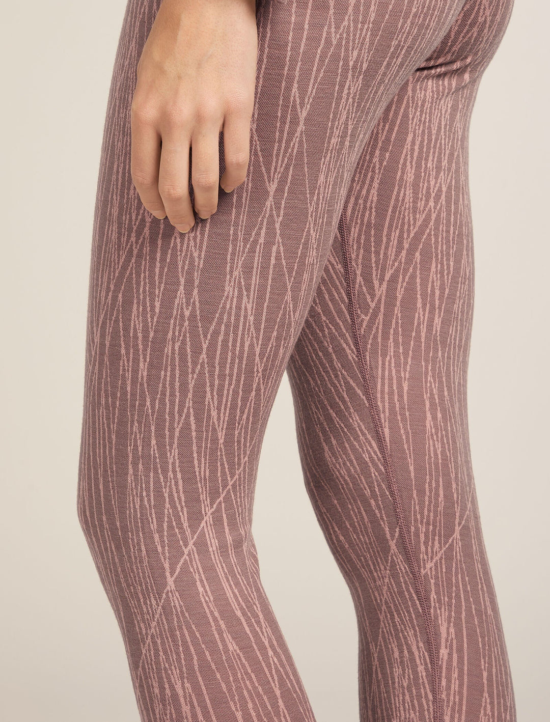 Womens Merino 260 Tech Vertex High Rise Thermal Leggings Summit/Blush  0A57BJ
