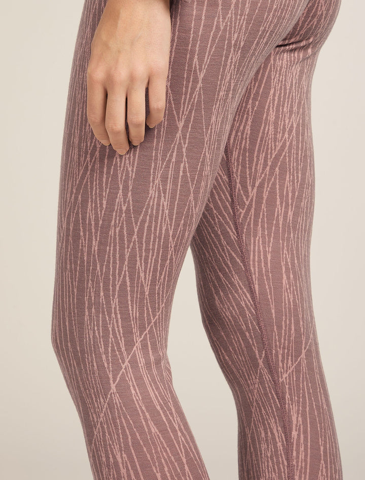 Womens Merino 260 Tech Vertex High Rise Thermal Leggings Summit/Blush  0A57BJ