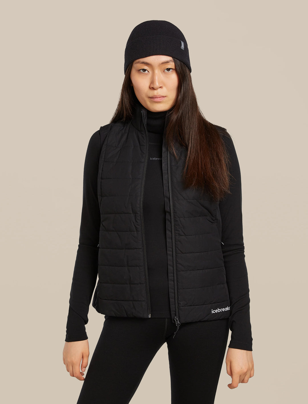 Adult Unisex Merino Feadan Cuff Beanie Black 0A57AJ