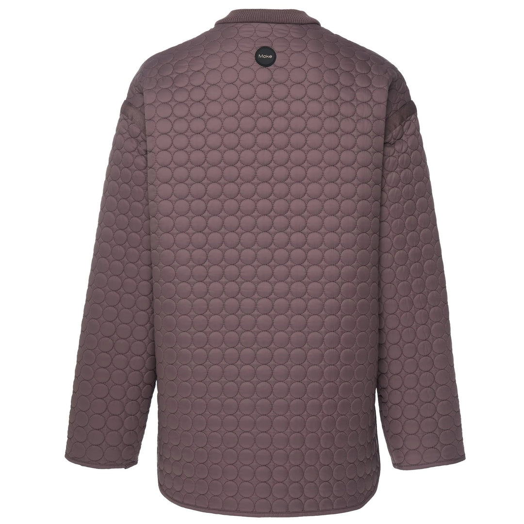 Womens Tilly Quilted Bomber Jacket Cocoa Powder