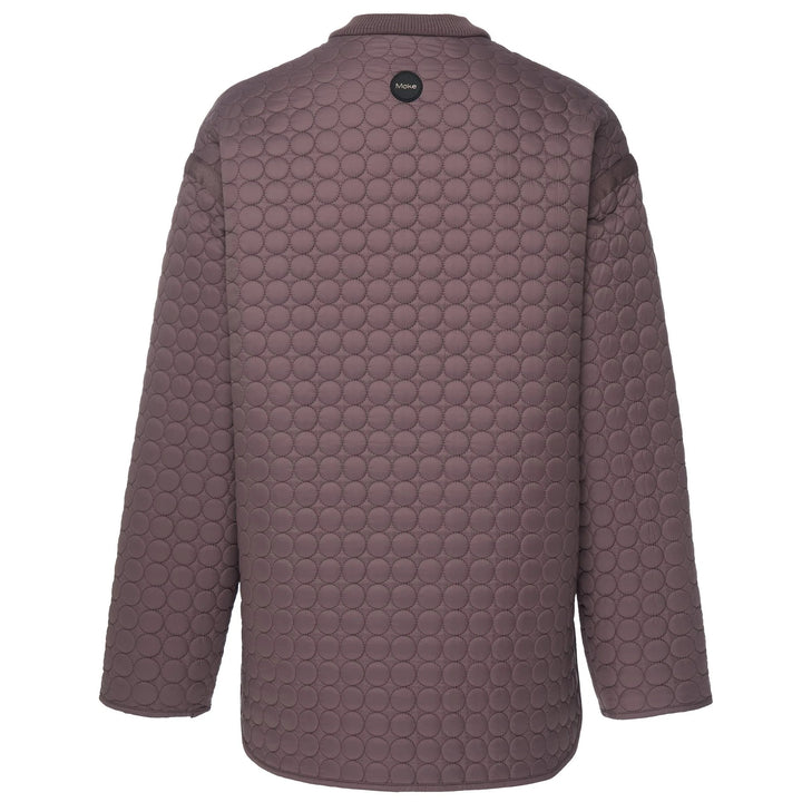 Womens Tilly Quilted Bomber Jacket Cocoa Powder