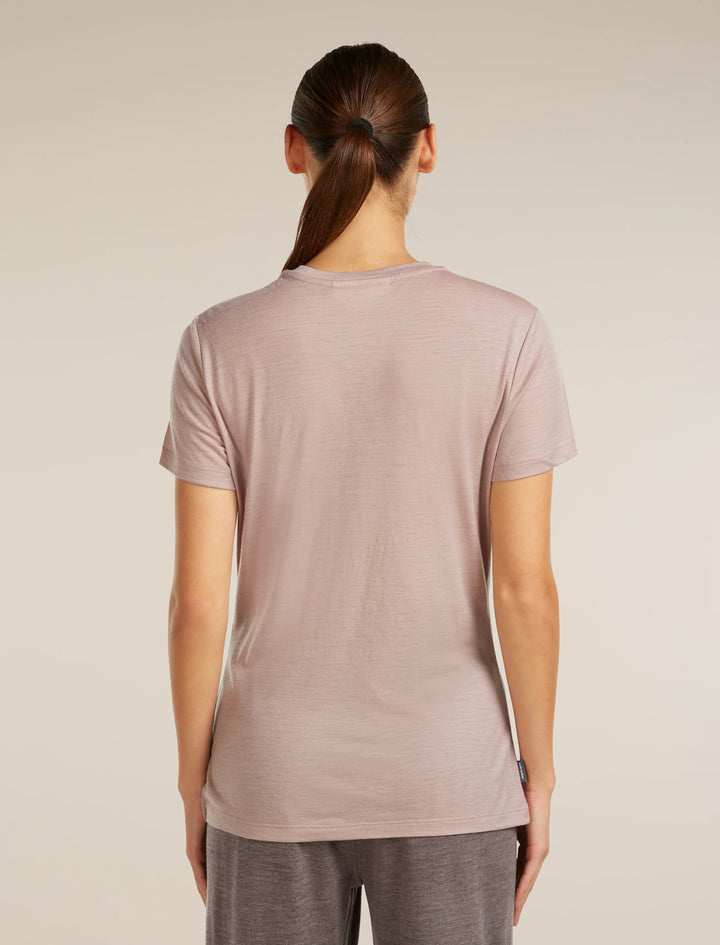 Womens Merino 150 Tech Lite S S T-Shirt Sparkling Stars Pink Quartz 0A576M