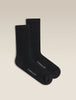 Mens Merino Lifestyle Light Crew  Black IBN327