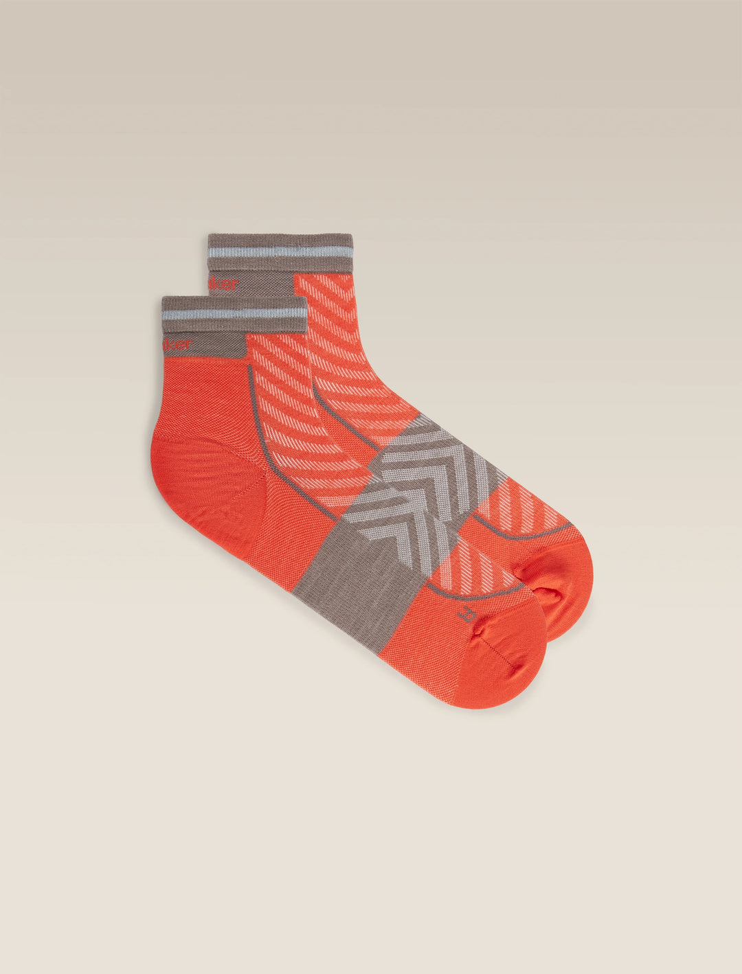 Womens Merino Blend Run+ Ultralight Mini Socks Fervid/Porcini 0A56VK