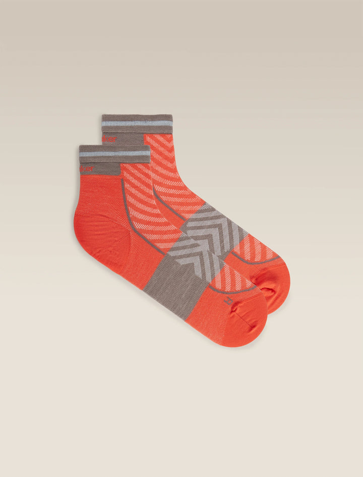 Womens Merino Blend Run+ Ultralight Mini Socks Fervid/Porcini 0A56VK