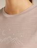 Womens Merino 150 Tech Lite S S T-Shirt Sparkling Stars Pink Quartz 0A576M
