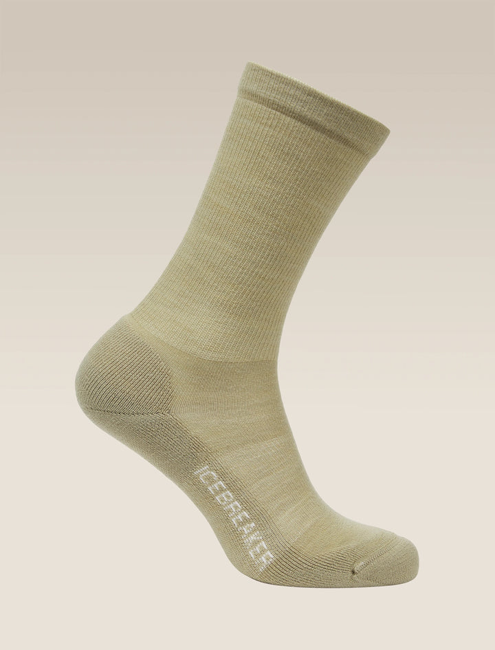 Womens Merino Lifestyle Light Crew Socks Flagstone IBN313